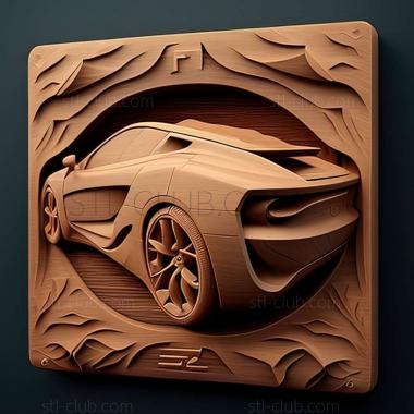 3D мадэль Tesla Roadster (STL)